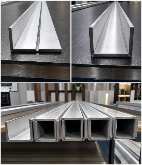Custom 2mm sharp edge stainless steel U profile